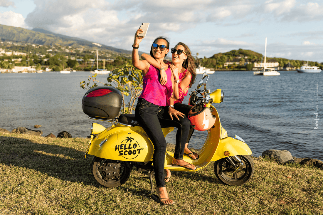 Les meilleurs parcours à Tahiti en scooter - Hello Scoot'