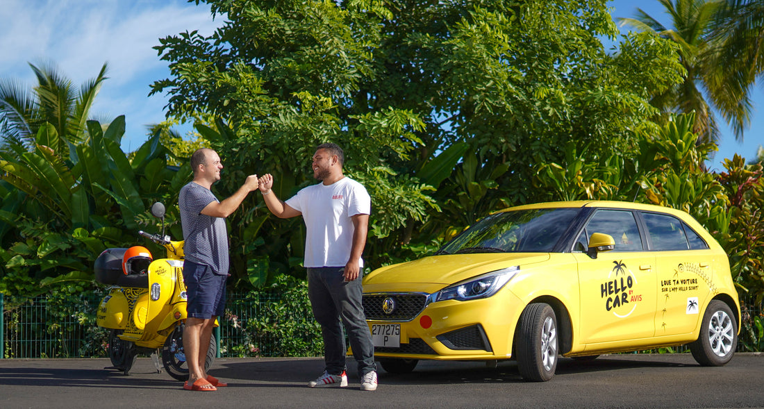 Location de voiture à Tahiti depuis l’Intercontinental avec HelloScoot’